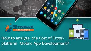 How to analyze the Cost of Cross-platform Mobile App Development