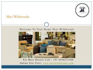 Skyi Wildwoods Offers Luxurious Flats for sale in Mulshi road, Pune