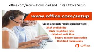 www.office.com/setup- Complete Guide for Download, Activate and Install Office Setup