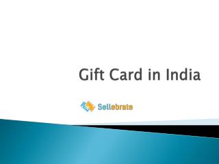 Gift Card in India