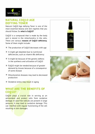 NATURAL COQ10 AGE DEFYING TONER