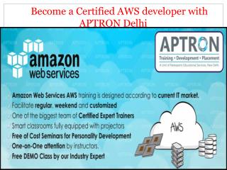 Amazon Web Services Training in Delhi