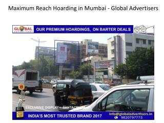 Maximum Reach Hoarding in Mumbai - Global Advertisers