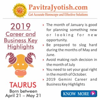 2019 Taurus Career and Business Horoscope