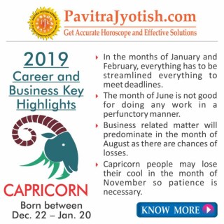 2019 Capricorn Career and Business Horoscope