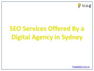 SEO Services Offered By a Digital Agency in Sydney