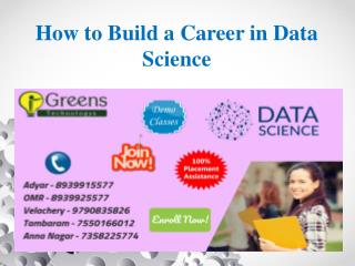 How to Build a Career in Data Science