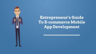 Entrepreneur’s Guide to E-commerce Mobile App Development – Finoit
