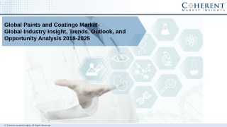 Paints and Coatings Market Insights, Opportunity Analysis, and Industry Forecast till 2025