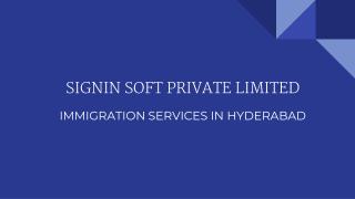 Immigration Services in Hyderabad