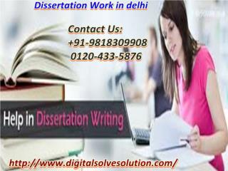 Step by step instructions to lead dissertation work in Delhi 0120-433-5876