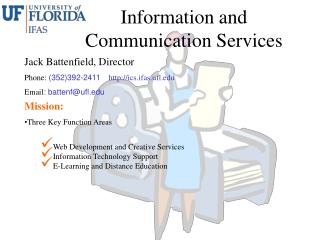 Information and Communication Services