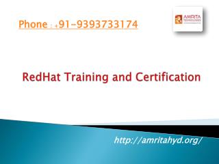 RedHat Training and Certification