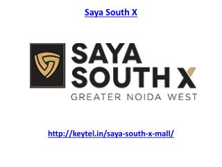 Saya South X Mall Entertainment Zone Greater Noida West