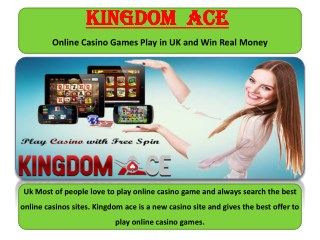 Online Slots Games Free Spins – Kingdom Ace Online Slots