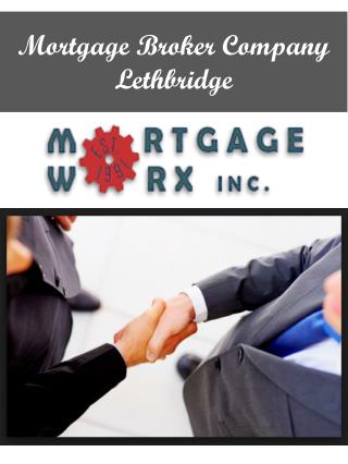 Mortgage Broker Company Lethbridge