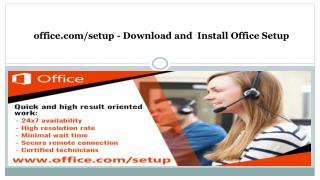 office.com/setup - Get MS Office Suite at www.office.com/setup