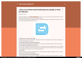5 Ways to Get Better Email Marketing Data Quality at Point of Collection