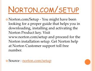 How to change Norton My Account password?