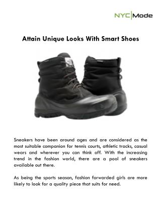 Attain Unique Looks With Smart Shoes