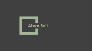 Abrar Sait (Oak Brook) - Portfolio Advisor