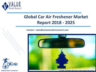 Car Air Freshener Market Share, Global Industry Analysis Report 2018-2025