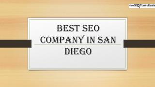 Best SEO Company in San Diego