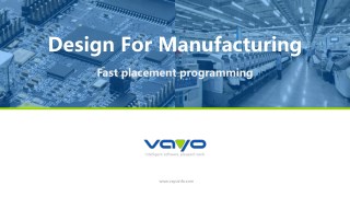 Guidelines for Design for Manufacturability - Vayo Info