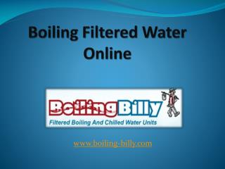 Boiling Filtered Water Online - boiling-billy.com