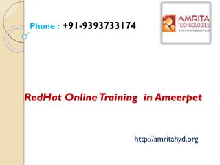 RedHat Online Training in Ameerpet