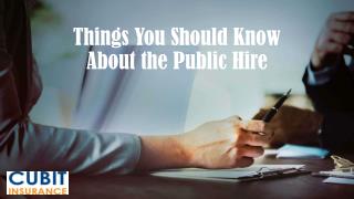 Things You Should Know About the Public Hire
