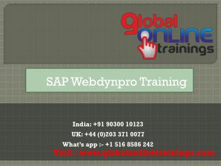 SAP Webdynpro training | SAP Webdynpro ABAP Online Course-GOT