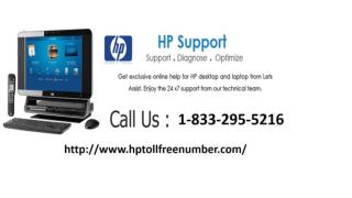 Hp Support 1-833-295-5216