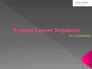 Looking for Probate Lawyer in Singapore