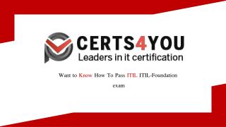 ITIL Foundation Questions Answers