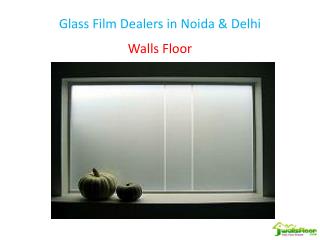 Glass Film Dealers in Noida & Delhi