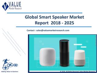 Smart Speaker Market Share, Global Industry Analysis Report 2018-2025