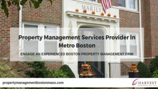 Property Management Services Provider In Metro Boston – Harvest Properties