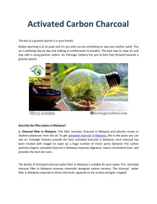 Get activated charcoal in Malaysia