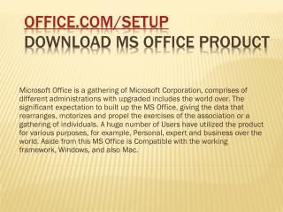 WWW.OFFICE.COM/SETUP MS OFFICE ANTIVIRUS ONLINE ACTIVATION