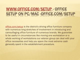 www.office.com/setup - Office Setup Antivirus on your PC