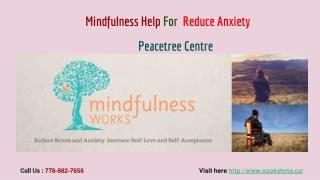 Mindfulness for Anxiety