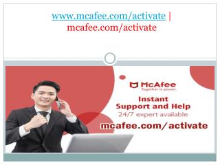 mcafee.com/activate - Downlaod and Install McAfee Antivirus