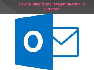 How to Modify the Navigation Pane in Outlook?