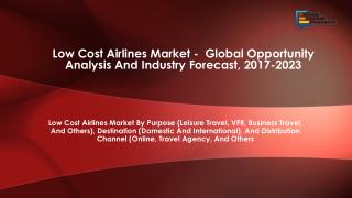 Low cost airlines market