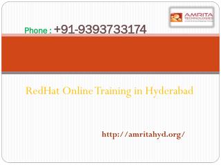 RedHat Online Training in Hyderabad