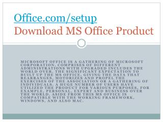 OFFICE.COM/SETUP MS OFFICE ANTIVIRUS ACTIVATION