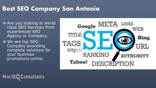 Best SEO Company San Antonio