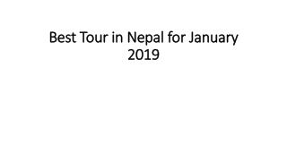 Best Tour in Nepal for January 2019