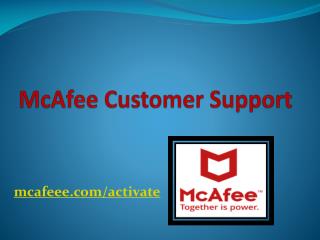 McAfee activate - mcafee.com/activate